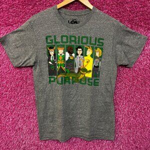 loki Glorious Purpose Comic book Tshirt medium